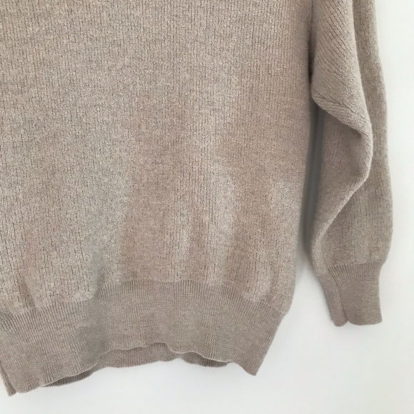 WILFRED ARITZIA MONTPELLIER TAN MOCK NECK SWEATER - Picture 14 of 16